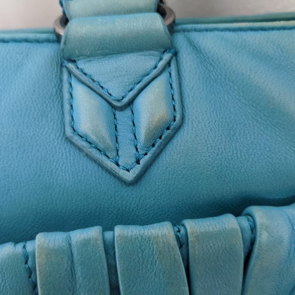 Botkier Leather Purse – Turquoise, Includes Dustbag - Picture 3 of 7